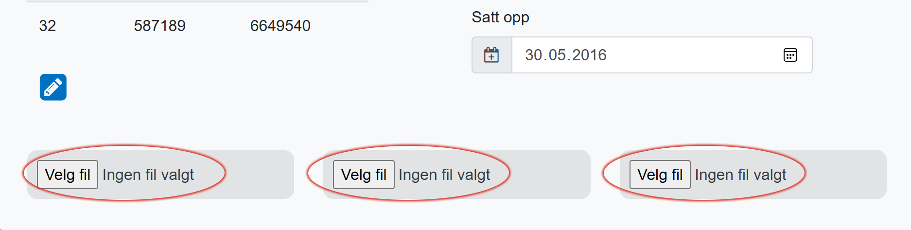 Opplasting av bilder for skiltsted